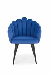 Krzesło K410 granatowy velvet - Halmar