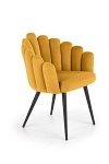 Krzesło K410 musztardowy velvet - Halmar
