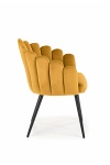 Krzesło K410 musztardowy velvet - Halmar