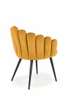 Krzesło K410 musztardowy velvet - Halmar