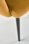 Krzesło K410 musztardowy velvet - Halmar