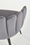 Krzesło K410 popielaty velvet - Halmar