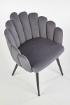 Krzesło K410 popielaty velvet - Halmar