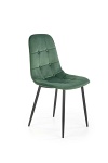 Krzesło K417 ciemny zielony velvet - Halmar