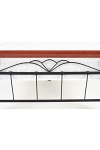 Łóżko VERONICA 90 cm czereśnia ant./czarny - Halmar