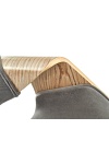 Krzesło K396 jasny dąb / popielaty - Halmar