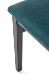 Krzesło SYLWEK1 czarny / tap: velvet Monolith 37 - Halmar