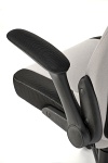 Fotel BLOOM gabinetowy popielaty / czarny - Halmar