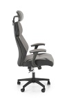 Fotel CHRONO gabinetowy popielato-czarny - Halmar