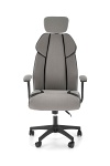 Fotel CHRONO gabinetowy popielato-czarny - Halmar