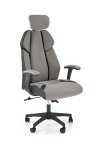 Fotel CHRONO gabinetowy popielato-czarny - Halmar