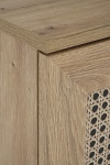 Komoda BORNEO KM-2 dąb artisan/czarny - Halmar