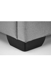 Łóżko CONTINENTAL 2 160 - popiel tap. Monolith 85 - Halmar
