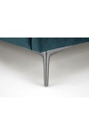 Łóżko MODULO W1 160 - wezgłowie ciemny zielony tap. Monolith 37 - Halmar