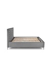 Łóżko MODULO W3 160 - wezgłowie popiel tap. Monolith 85 - Halmar