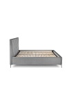 Łóżko MODULO W4 160 - wezgłowie popiel tap. Monolith 85 - Halmar
