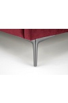 Łóżko MODULO W5 160 - wezgłowie bordowy tap. Monolith 59 - Halmar