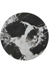 ALEXANDRA zestaw 2 ław, czarny marmur / czarny - Halmar