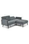 Sofa CORNELIUS rozkładana z funkcją narożnika popiel - Halmar