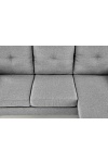 Sofa GERSON z podnóżkiem popielaty - Halmar