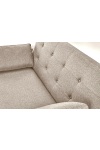 Sofa PAULINIO rozkładana, beżowy - Halmar