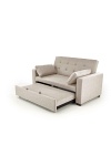 Sofa PAULINIO rozkładana, beżowy - Halmar