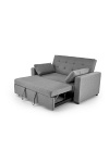 Sofa PAULINIO rozkładana, popielaty - Halmar