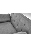 Sofa PAULINIO rozkładana, popielaty - Halmar