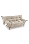 Sofa PILLOW rozkładana, beżowy - Halmar