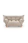 Sofa PILLOW rozkładana, beżowy - Halmar