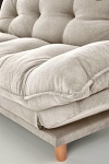 Sofa PILLOW rozkładana, beżowy - Halmar