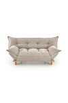Sofa PILLOW rozkładana, beżowy - Halmar