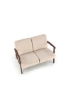 Sofa MILANO 2S - beżowy tap. Castel 15 - Halmar
