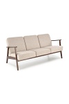Sofa MILANO 3S - beżowy tap. Castel 15 - Halmar