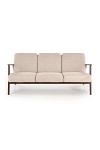 Sofa MILANO 3S - beżowy tap. Castel 15 - Halmar