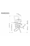 Fotel PAREDES gabinetowy czarny ) - Halmar