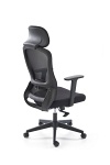 Fotel SONAR gabinetowy czarny - Halmar