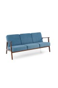 Sofa MILANO 3S - niebieski tap. Castel 74 - Halmar