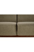 Sofa MILANO 3S - oliwkowy tap. Castel 39 - Halmar