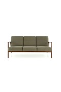 Sofa MILANO 3S - oliwkowy tap. Castel 39 - Halmar