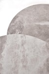 ITAKA zestaw 2 ław, popielaty marmur / grafitowy - Halmar
