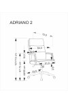 Fotel ADRIANO 2 obrotowy czarny - Halmar