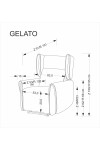 Fotel GELATO wypoczynkowy popielaty - Halmar