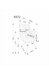 Krzesło K572 kremowy - Halmar