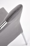 Krzesło K578 popielaty / srebrny - Halmar