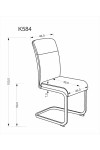 Krzesło K584 beżowy / kaszmir - Halmar