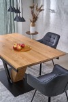 Stół FANIS rozkładany, naturalny / czarny - Halmar