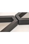 Stół MASSIVE 2 rozkładany 160-250x90x77 cm dąb naturalny/czarny - Halmar