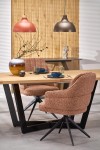 Stół MASSIVE 2 rozkładany 160-250x90x77 cm dąb naturalny/czarny - Halmar