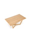 Stół MASSIVE 3 rozkładany 160-250x90x77 cm dąb naturalny/dąb naturalny - Halmar